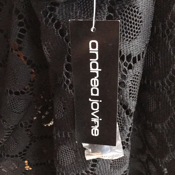 NWT Andrea Jovine Sheer, Linen collared Blouse - Picture 8 of 9